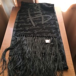 Just Cavalli Fringed Scarf